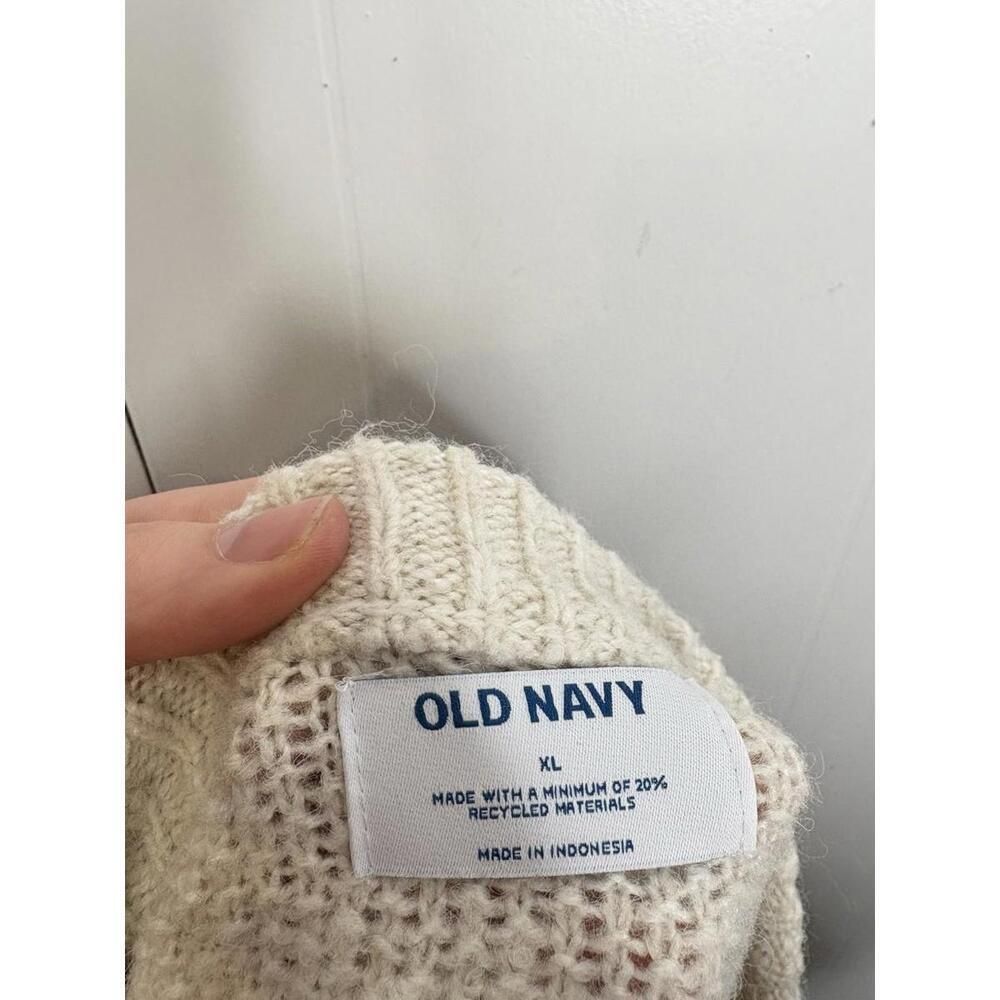 Old Navy Sweater Womens Extra Large Cableknit Cardigan Cottagecore Farmhouse - Picture 3 of 10